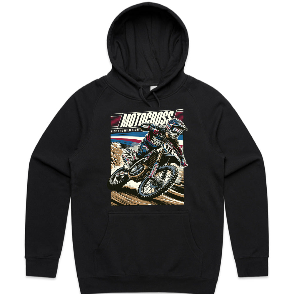 Motocross Ride the Wild Side T-Shirt – Extreme Dirt Bike Racing Streetwear