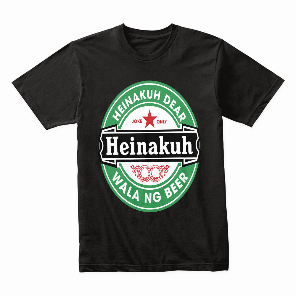 Heinakuh Beer Joke T-Shirt – Playful and Fun Design for Beer Lovers