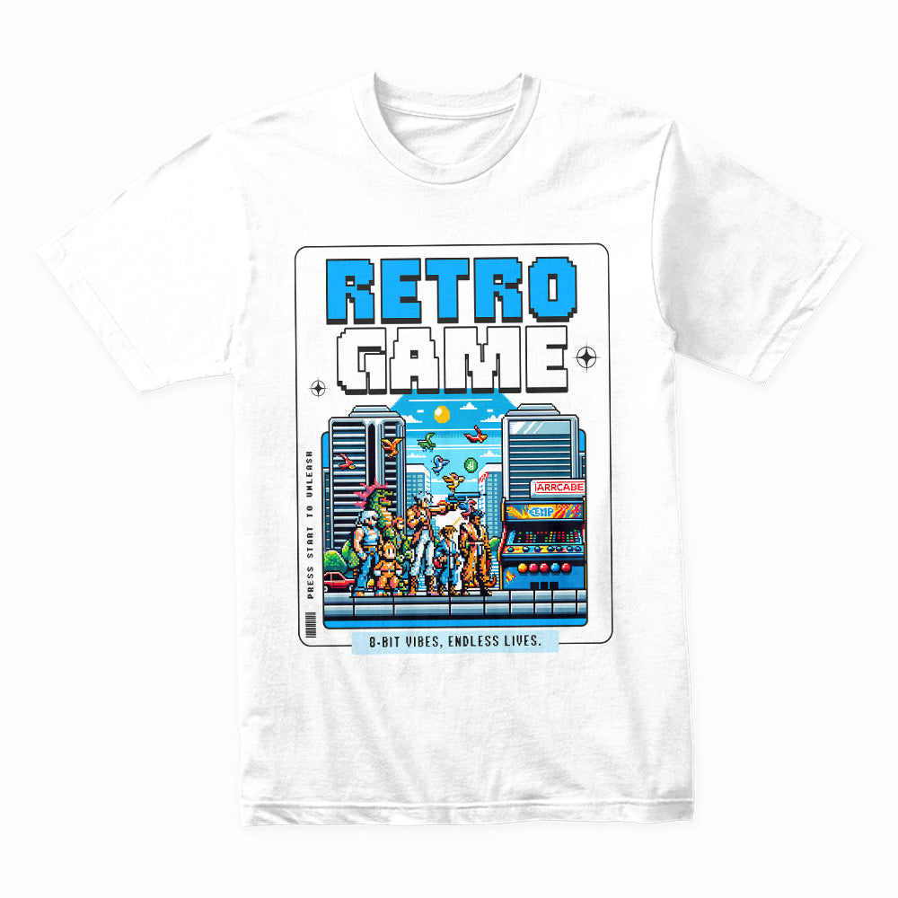 "Retro Game – 8-Bit Arcade Nostalgia Gaming T-Shirt"