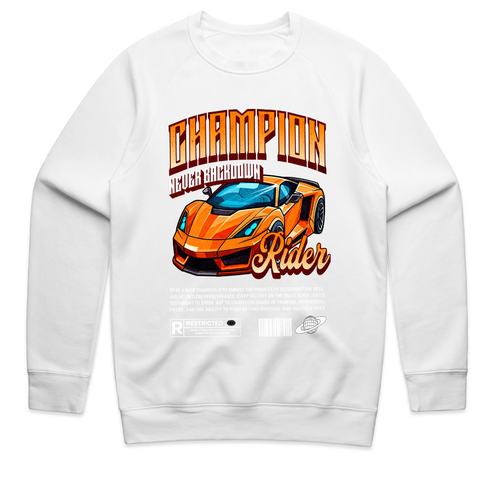 Champion Rider T-Shirt – Supercar Racing & Speed Enthusiast Tee