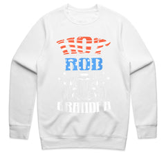 Hot Rod Grandpa - American Flag Patriotic Classic Car T-Shirt