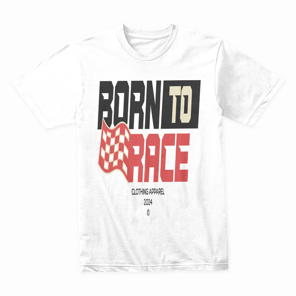 Born to Race Minimalist Racing Streetwear T-Shirt