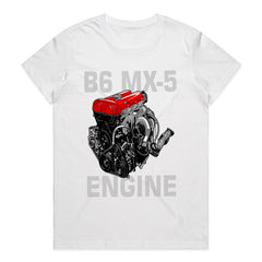 B6 MX-5 Engine T-Shirt – Mazda Miata Enthusiast Tee!