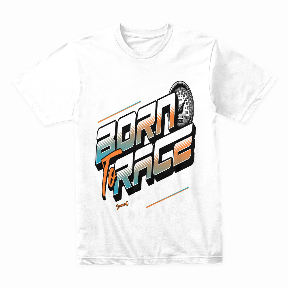 Born to Race Speedometer Streetwear T-Shirt – Drive Together, Win Together