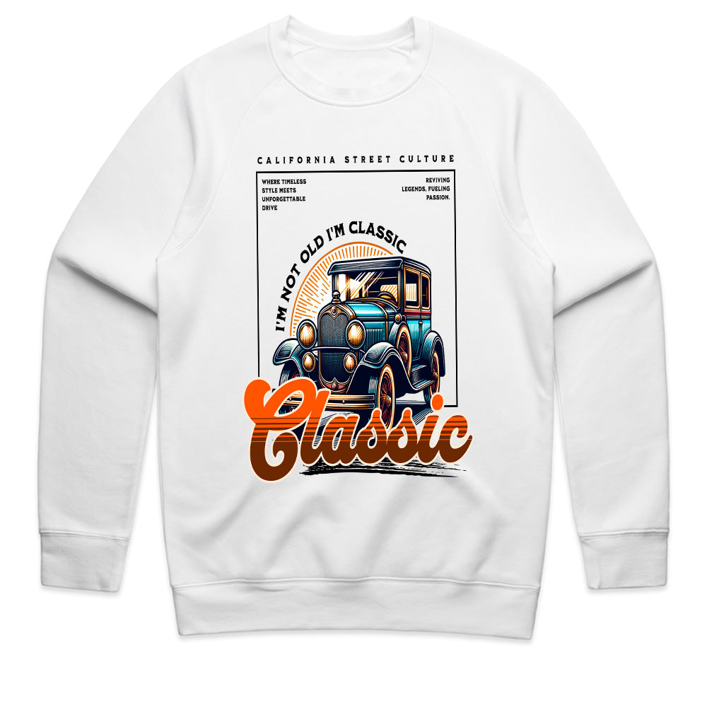 I'm Not Old, I'm Classic" Vintage Car T-Shirt – Retro Automotive Enthusiast Tee