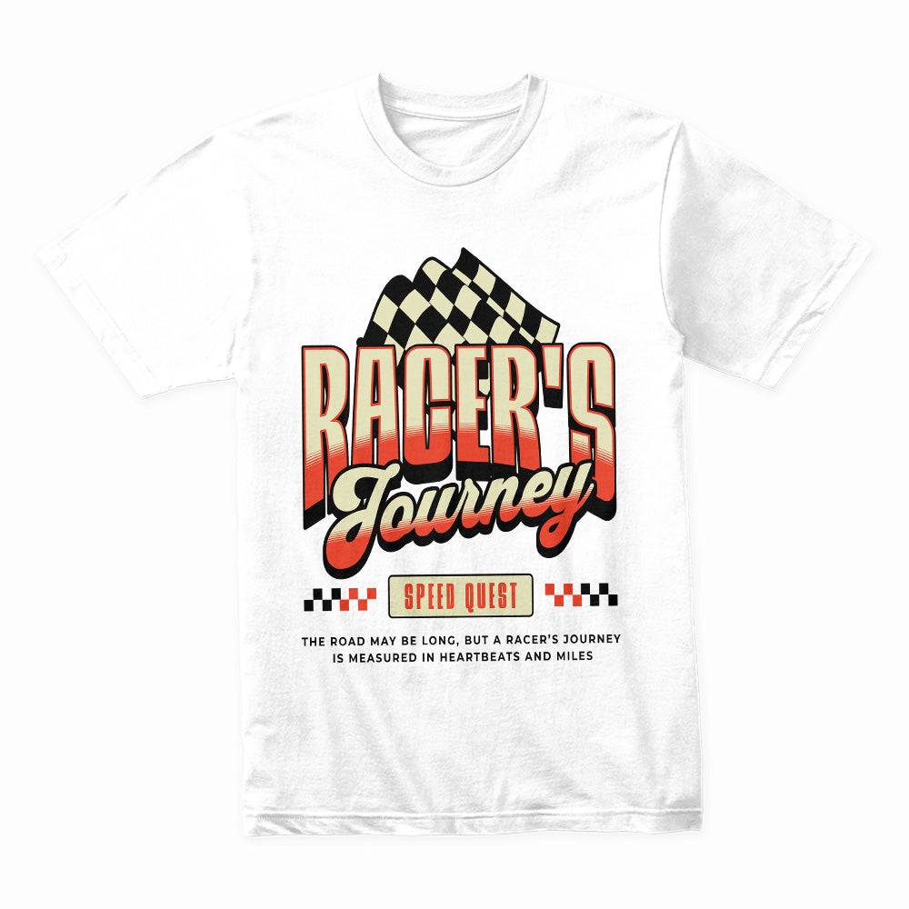 Racer’s Journey Retro Racing T-Shirt – Speed Quest Edition