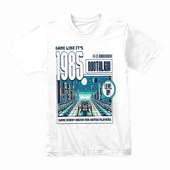 Retro Gamer T-Shirt – "1985 Nostalgia" Classic Arcade Racing Design