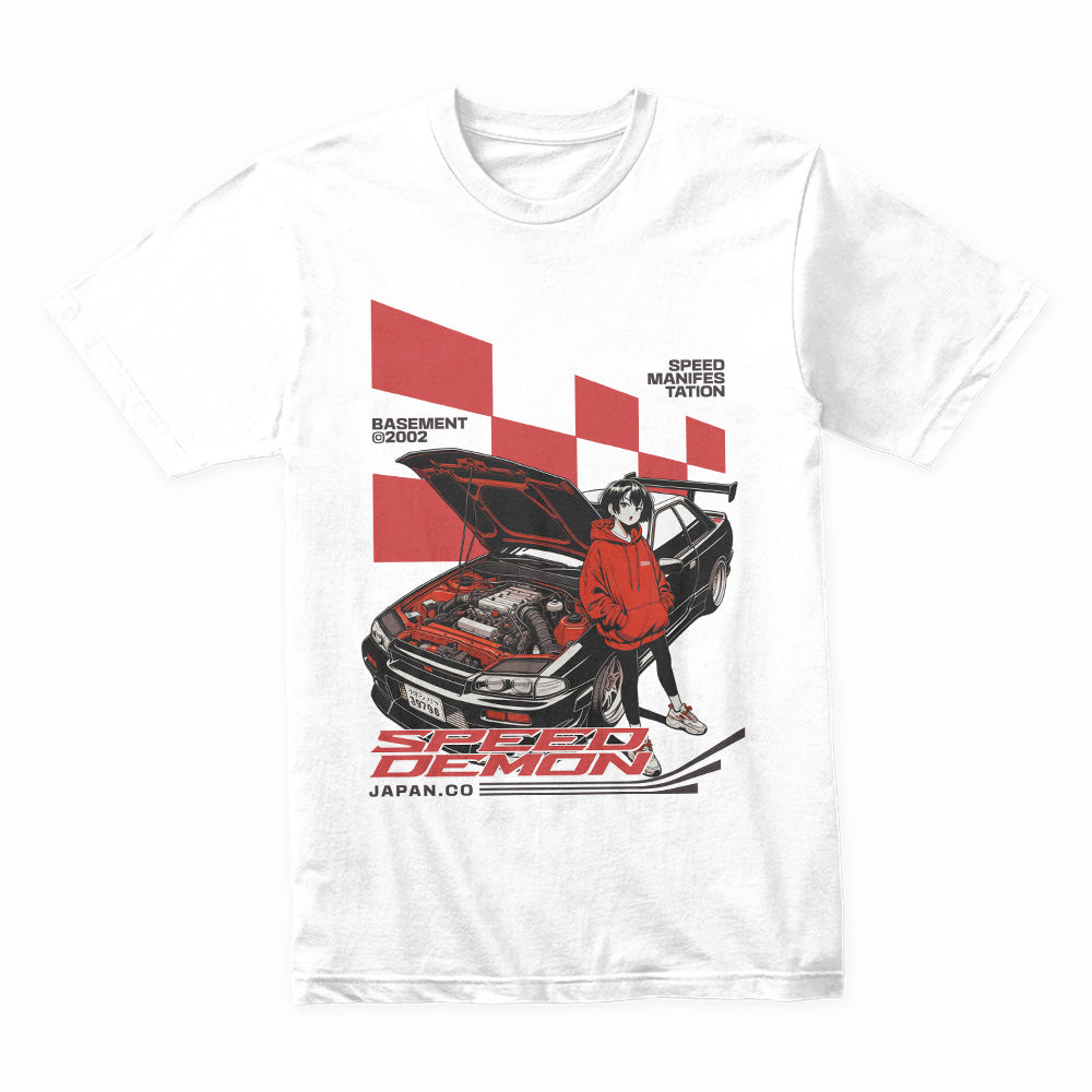 Speed Demon JDM Streetwear T-Shirt – Underground Racing Vibes