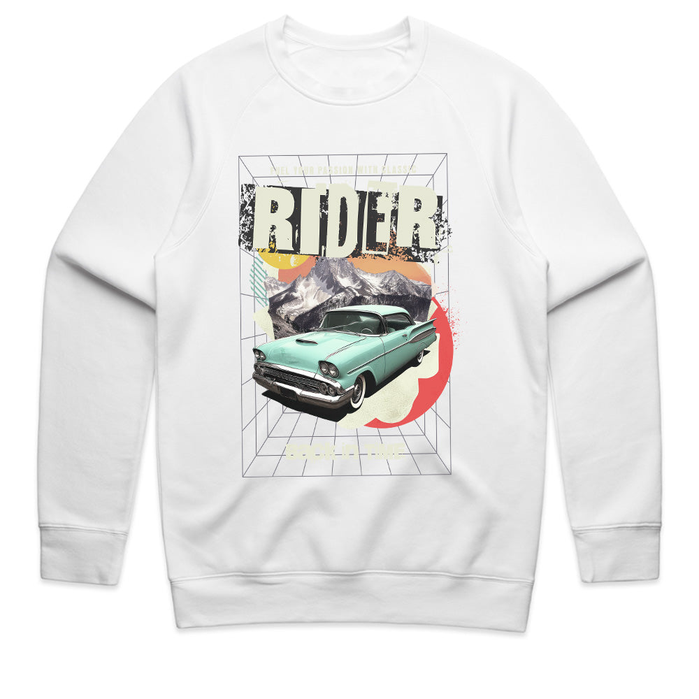 Classic Rider T-Shirt – Vintage Muscle Car & Retro Adventure Tee