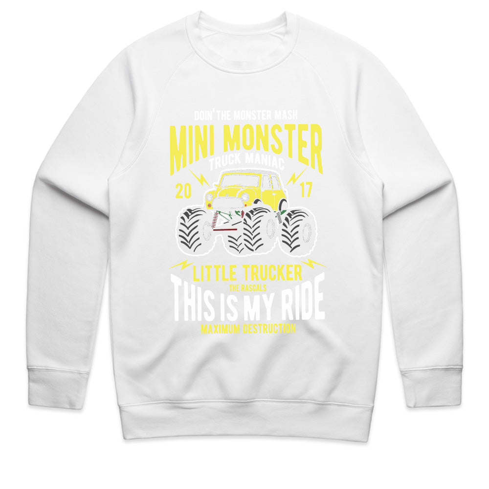 Mini Monster Truck Maniac T-Shirt – Little Trucker’s Ultimate Ride!