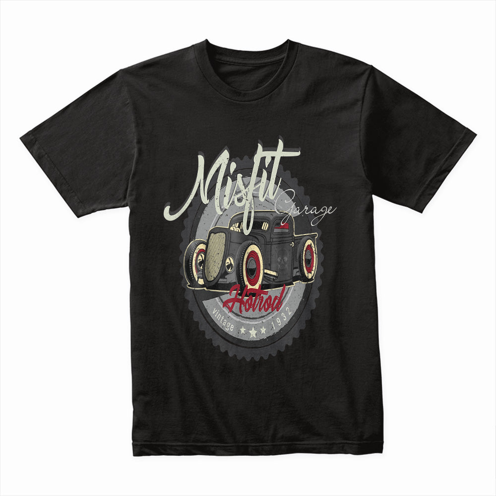 Misfit Garage 1932 Hot Rod Vintage T-Shirt – Classic Car Enthusiast Tee