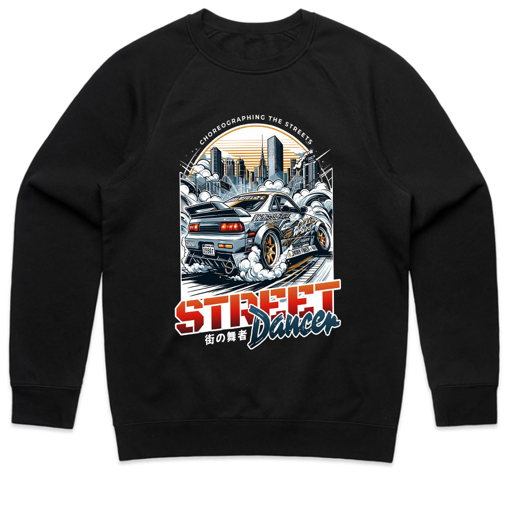 Street Dancer Drifting T-Shirt – JDM Car Culture & Urban Style