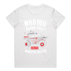 Monster Buster T-Shirt – Who You Gonna Call? Paranormal Off-Road Truck Tee