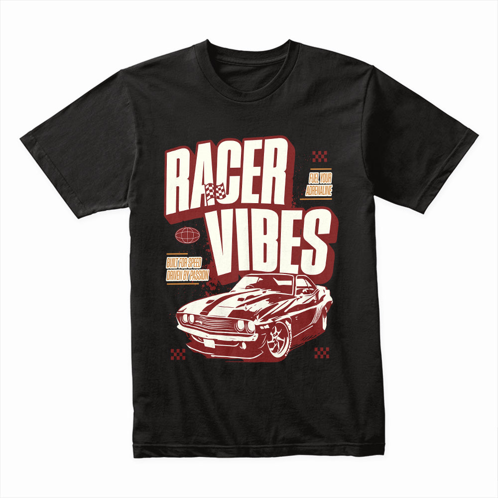 Racer Vibes" Muscle Car T-Shirt – Built for Speed, Driven by Passion
