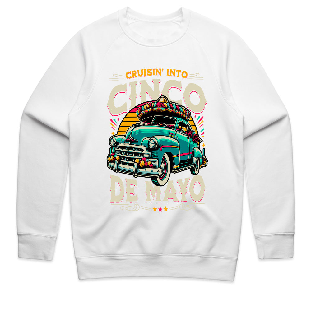 Cruisin’ Into Cinco de Mayo T-Shirt – Festive Classic Car & Mexican Celebration Tee