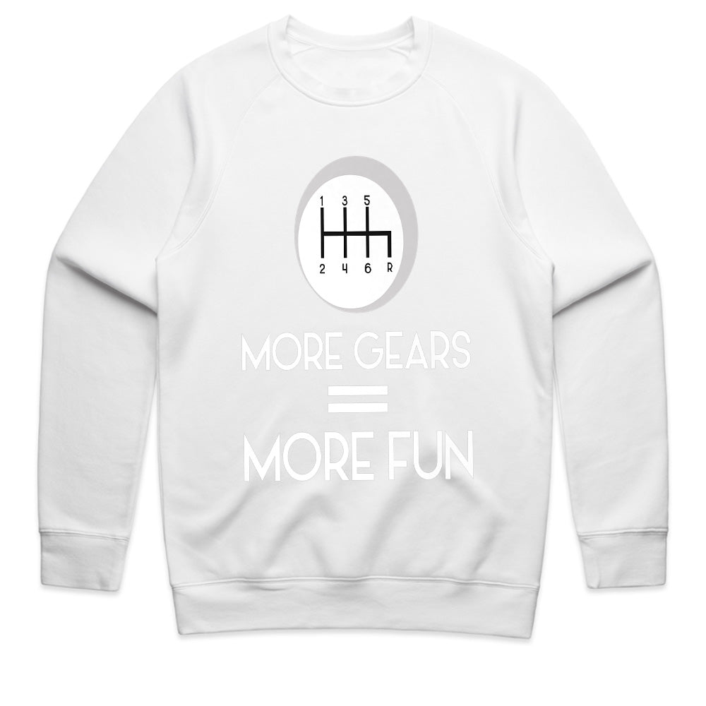 More Gears = More Fun | Manual Transmission Stick Shift Car Enthusiast T-Shirt