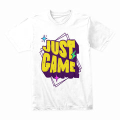"Just Game" Vibrant Gamer T-Shirt – Play Hard, Stay Cool