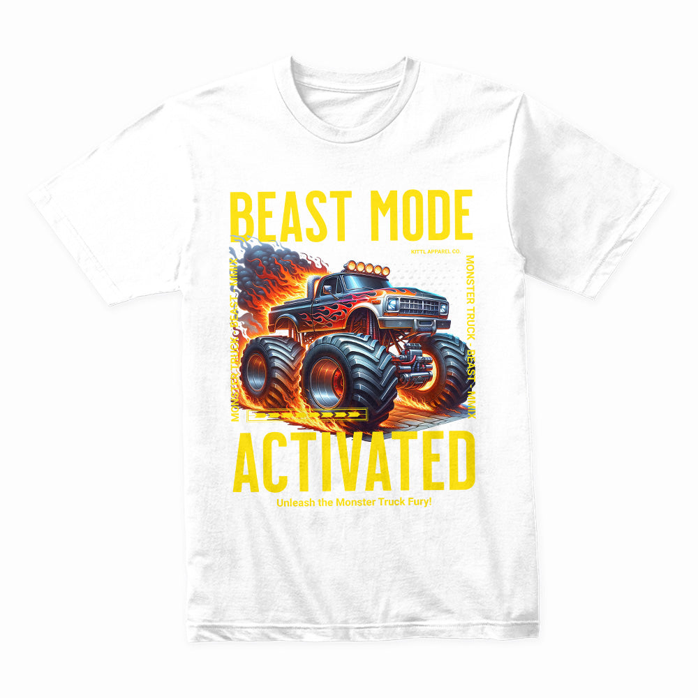 BEAST MODE ACTIVATED – Monster Truck Power T-Shirt