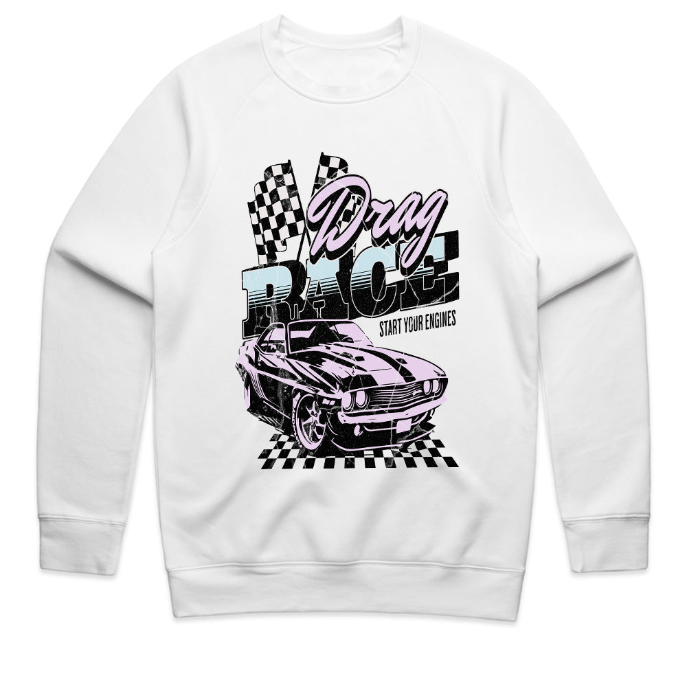 Drag Race Muscle Car T-Shirt – Classic Racing Streetwear