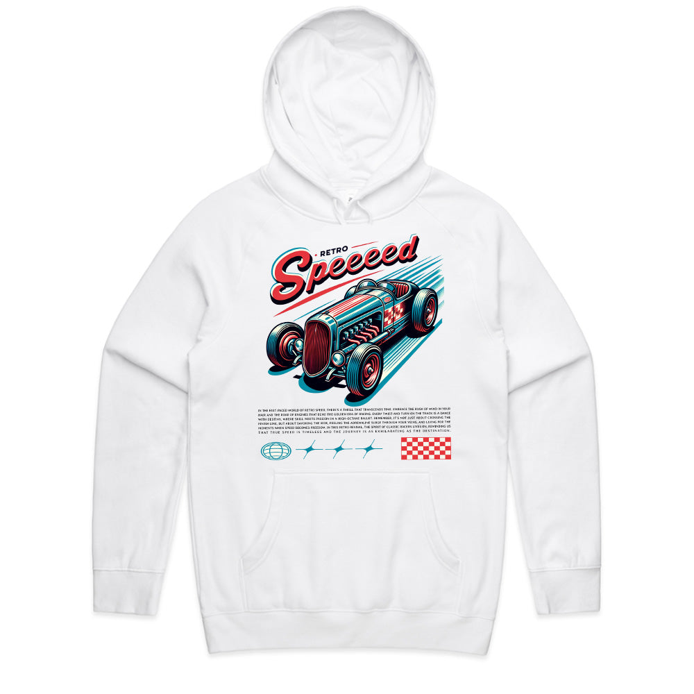 Retro Speed – Vintage Hot Rod Racing Graphic T-Shirt