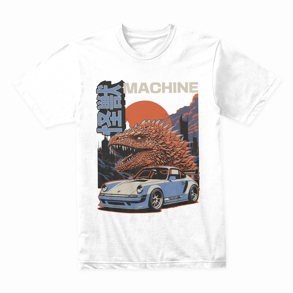 Kaiju Machine – Retro JDM Street Racing T-Shirt