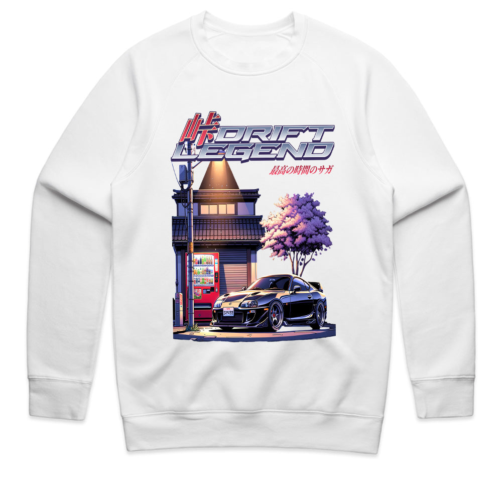 Drift Legend T-Shirt – Japanese Street Racing Night Scene