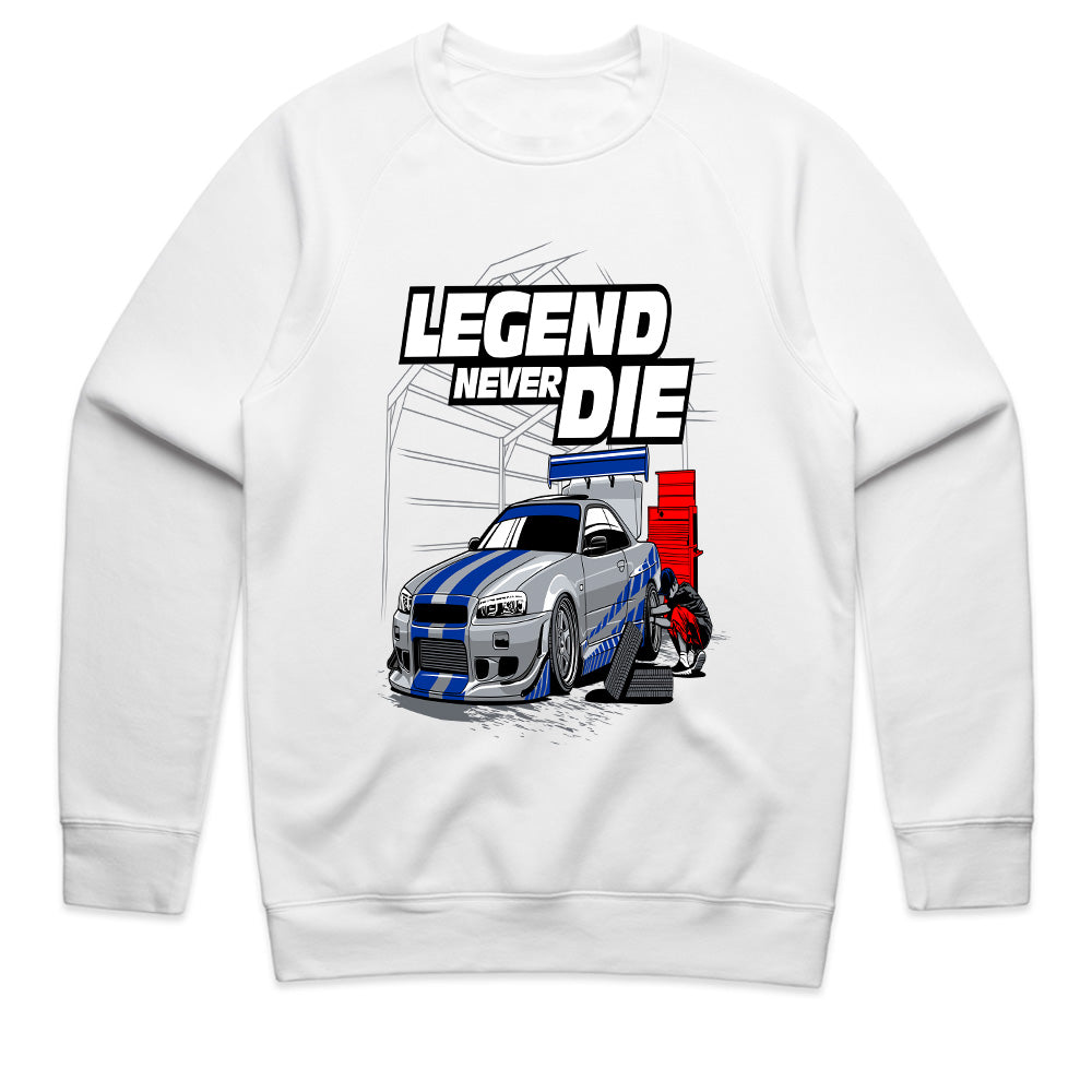 Legend Never Die R34 Skyline Tribute T-Shirt – JDM Icon