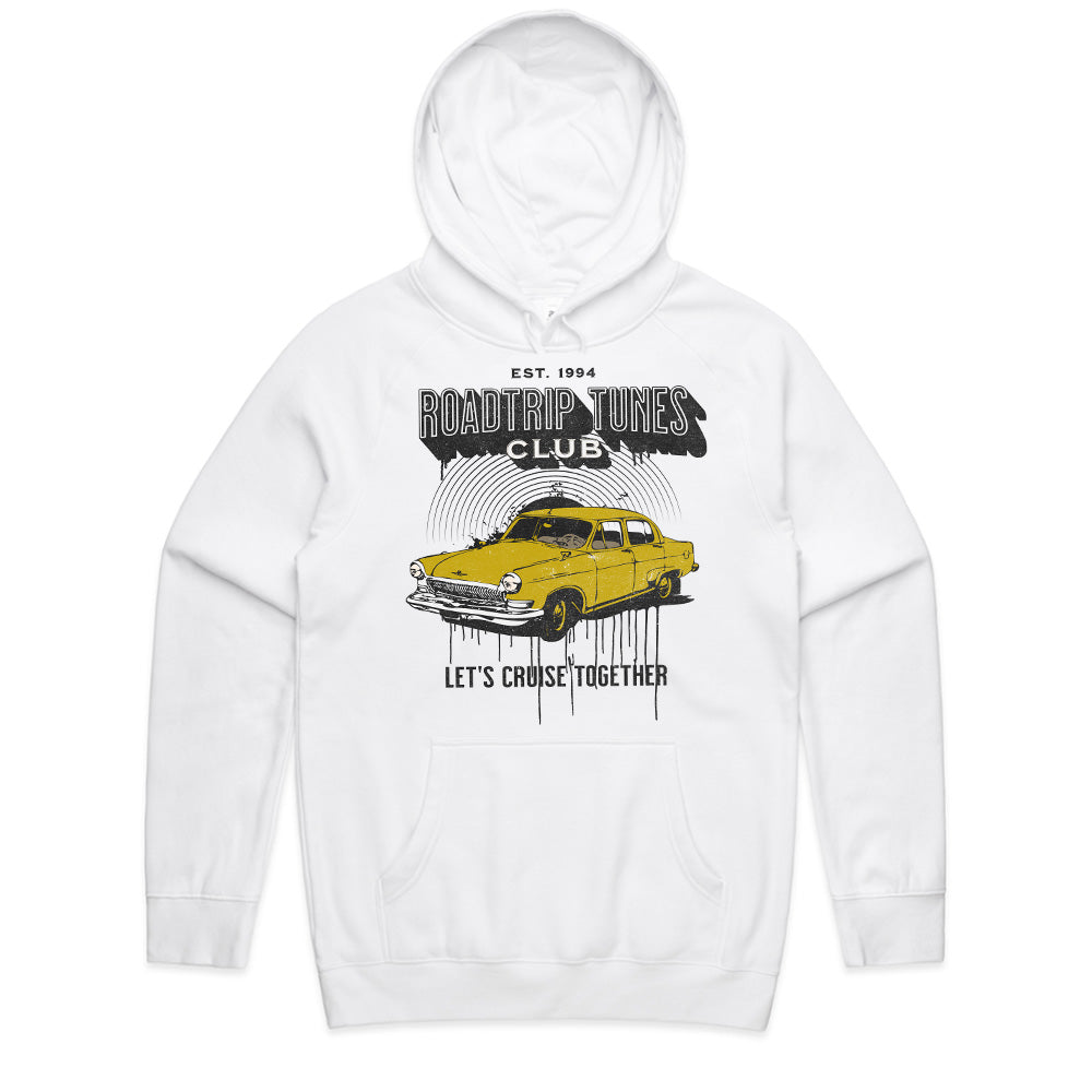 Roadtrip Tunes Club – Vintage Car Adventure Graphic T-Shirt