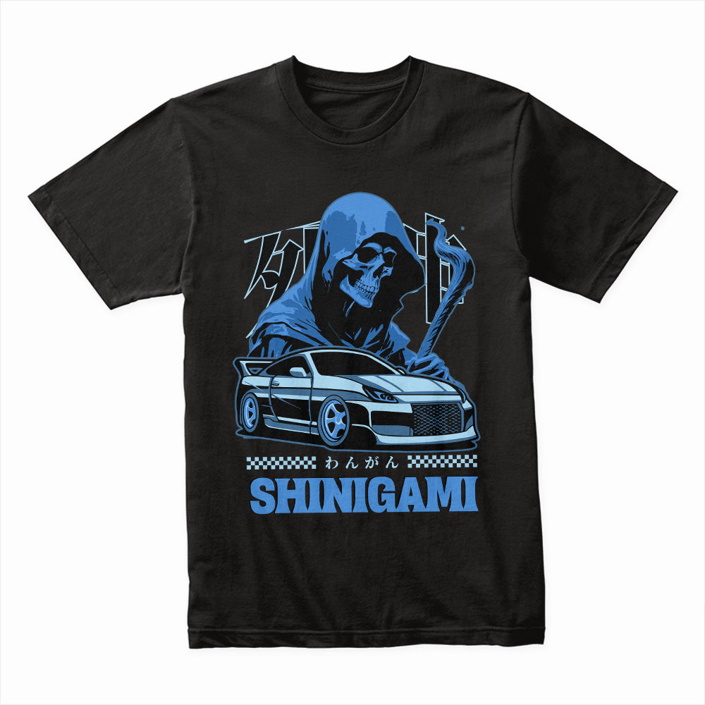Shinigami Wangan" Street Racing T-Shirt – JDM Night Runner Aesthetic