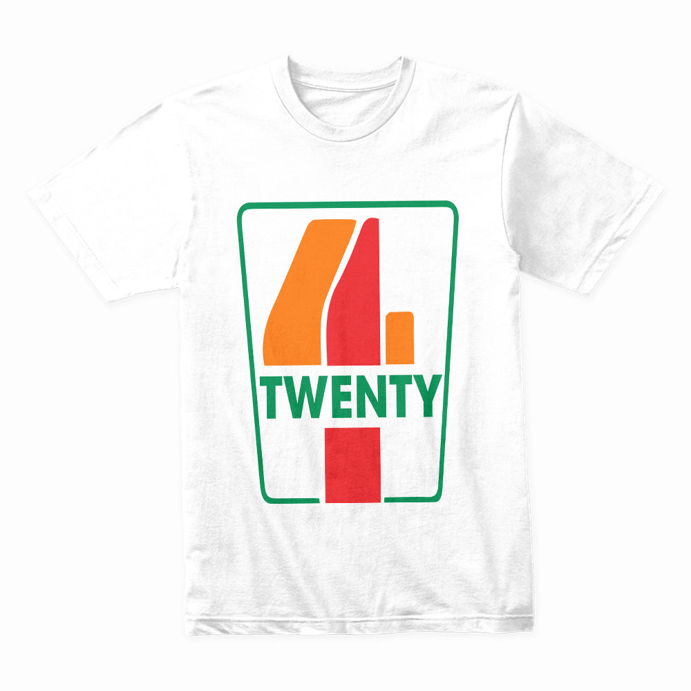 4-Twenty Street Style Graphic T-Shirt – Retro Design with Bold Typography