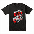 Beast EVO Mitsubishi Lancer Evolution Racing T-Shirt – JDM Turbo Power!