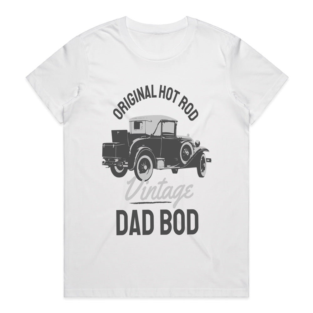 Original Hot Rod Vintage Dad Bod T-Shirt – Classic Car Lover’s Tee