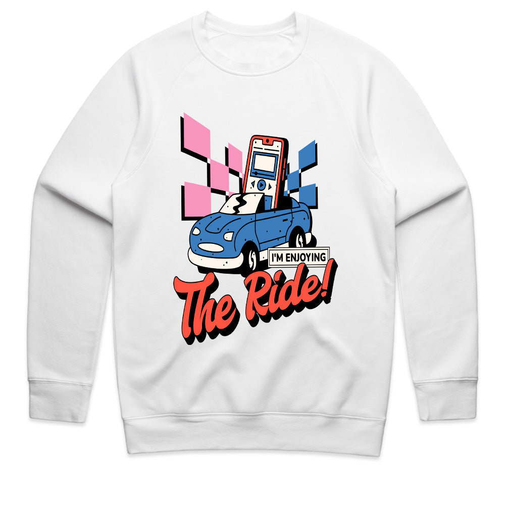 Enjoy the Ride – Retro Music & Car Vibes Tee