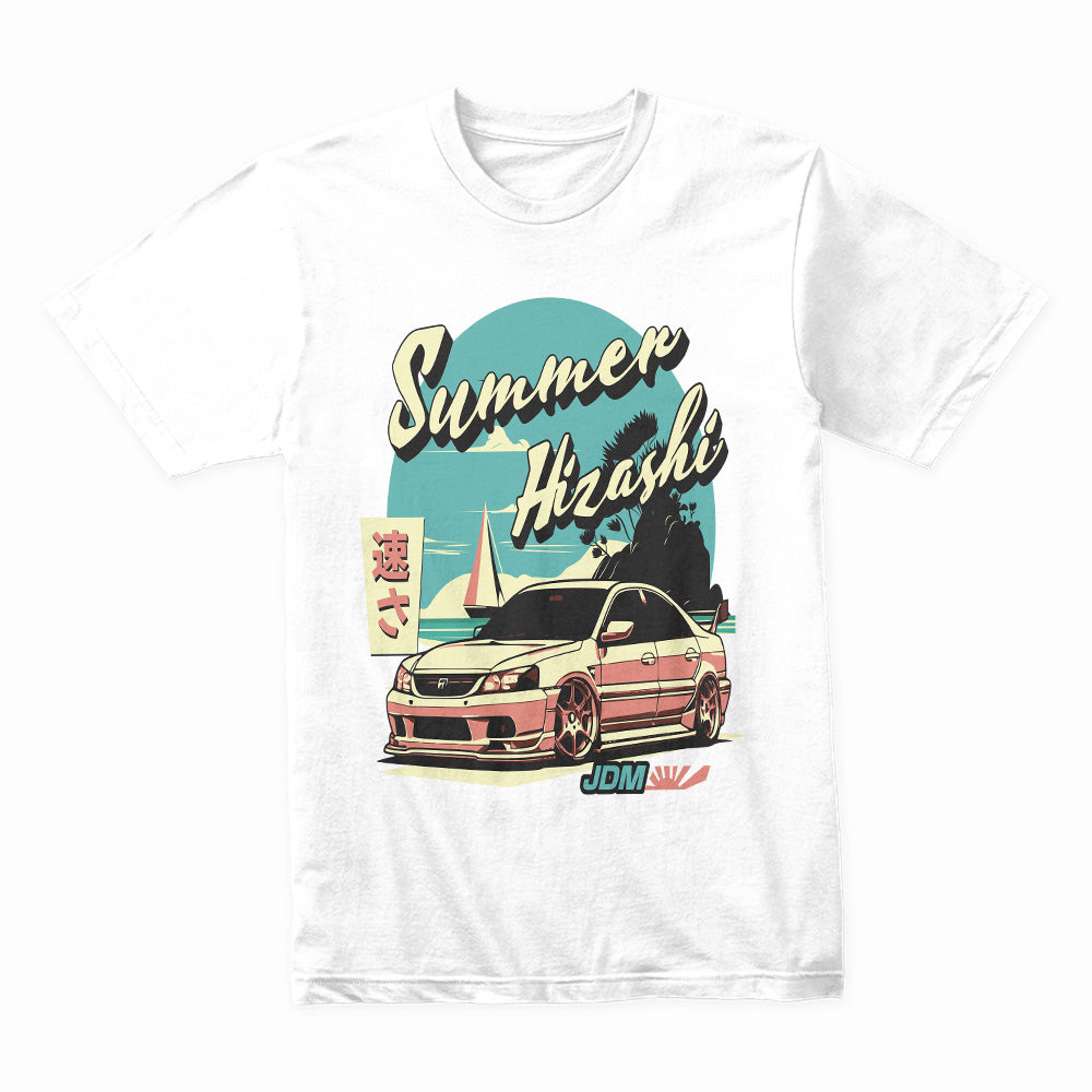 SUMMER HIZASHI JDM T-Shirt – Retro Vibes & Racing Spirit