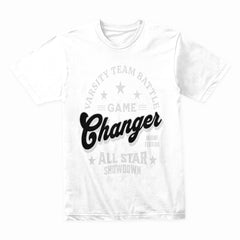 Game Changer Varsity T-Shirt – All-Star Team Battle Sports Tee