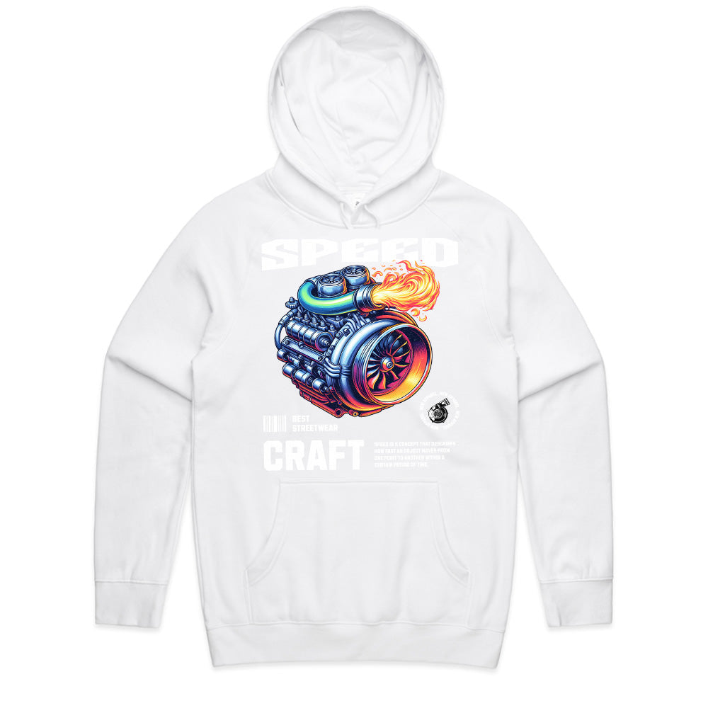 "Speed Craft" Turbo Engine Streetwear T-Shirt – Performance Power & Adrenaline