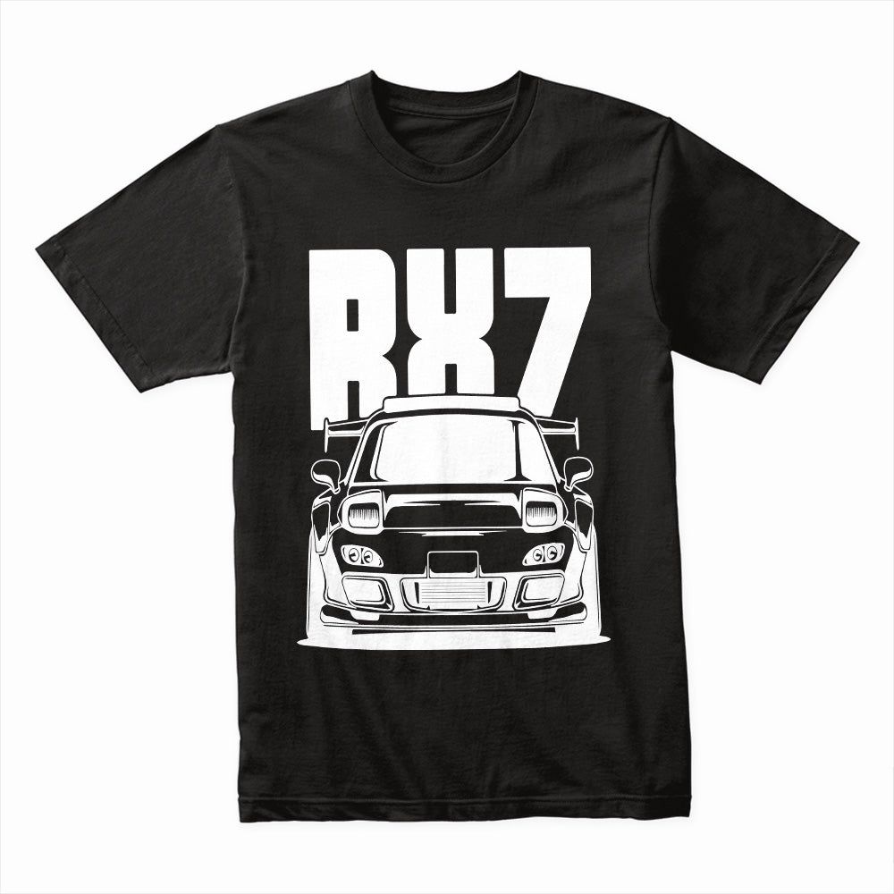 RX-7 JDM Car T-Shirt – Iconic Rotary Engine Sports Car Tee for Tuners & Car Enthusiasts