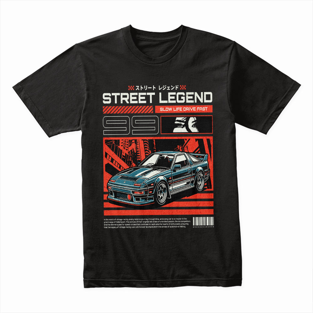 Street Legend JDM T-Shirt – Retro Japanese Car Culture Tee