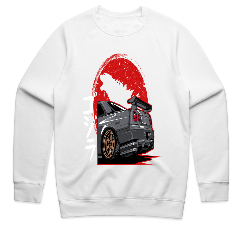 Godzilla R34 – JDM Legend Skyline T-Shirt