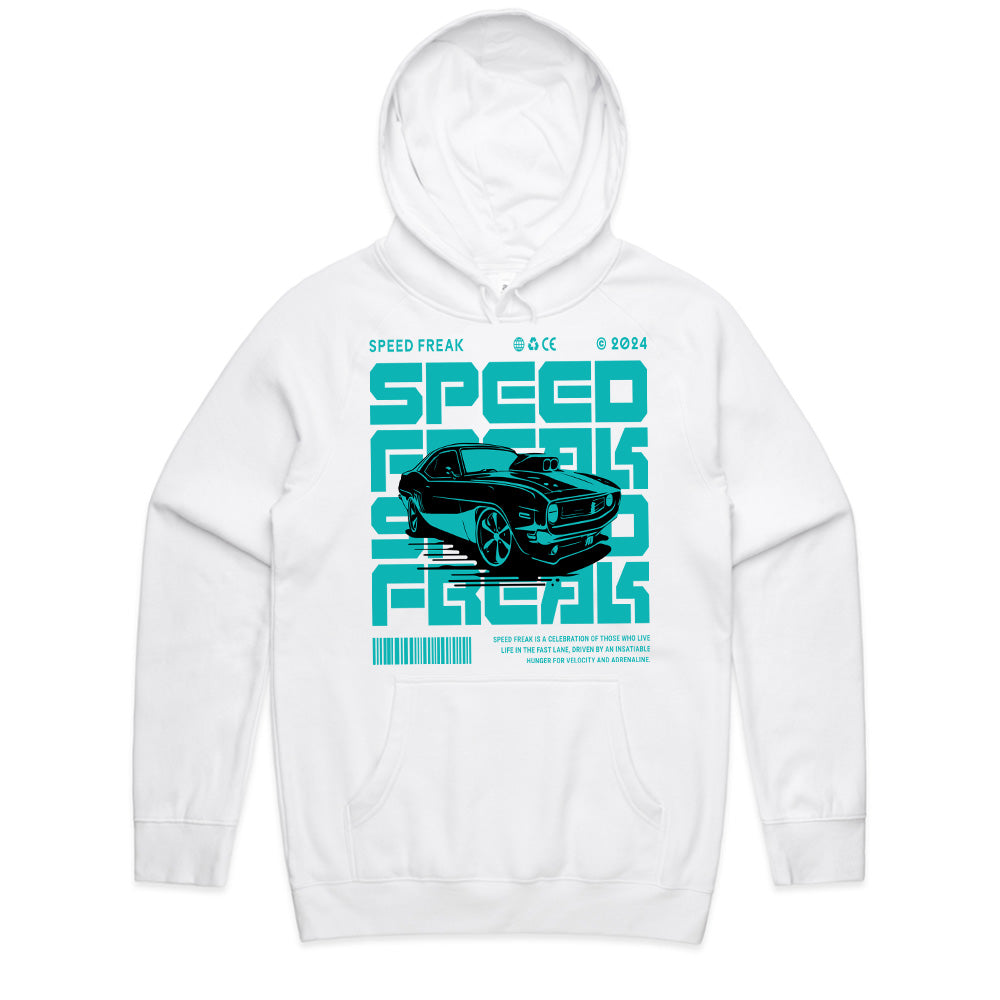 "Speed Freak" Muscle Car Streetwear T-Shirt – Neon Turbocharged Retro Racer Tee