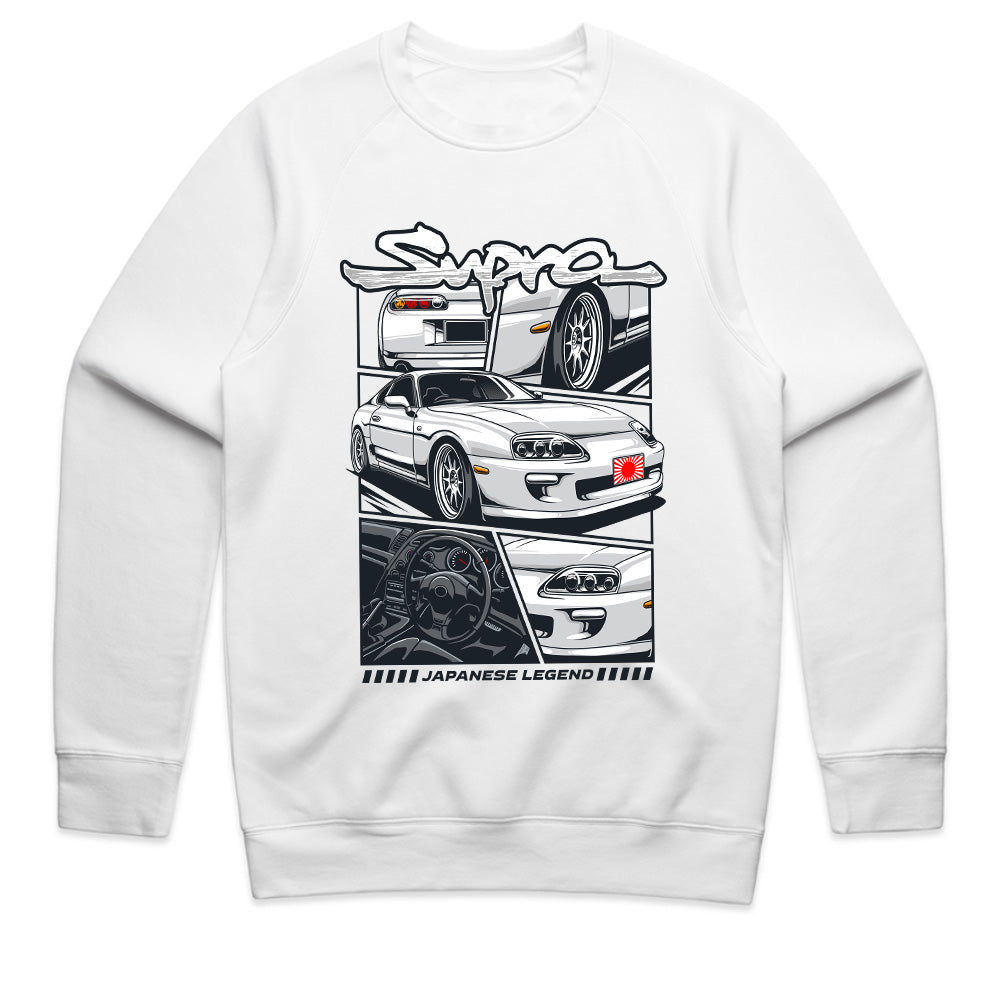 Toyota Supra A80 – Japanese Legend Manga-Style T-Shirt