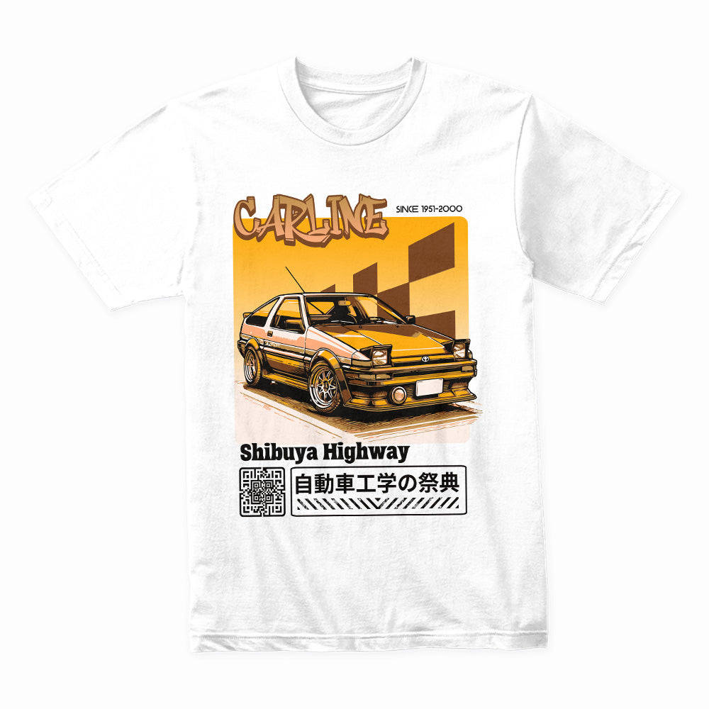 CARLINE AE86 T-Shirt – Shibuya Highway Street Racer