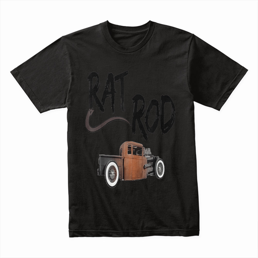 Rat Rod Classic Vintage Hot Rod T-Shirt – Rustic Automotive Streetwear for Car Enthusiasts