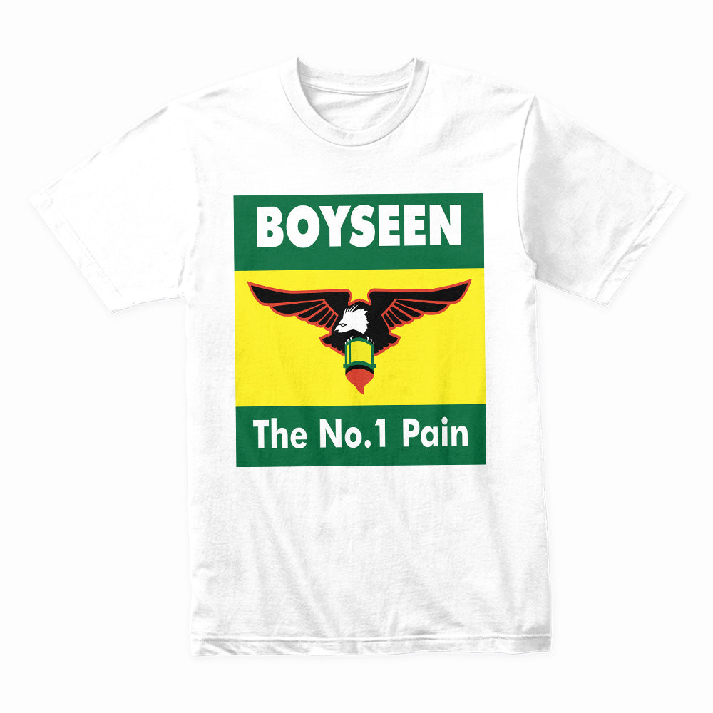 Boyseen "The No. 1 Pain" Retro Graphic Tee – Bold and Unique Statement Shirt