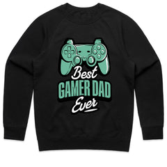 "Best Gamer Dad Ever – Cool Gaming Controller Graphic T-Shirt"