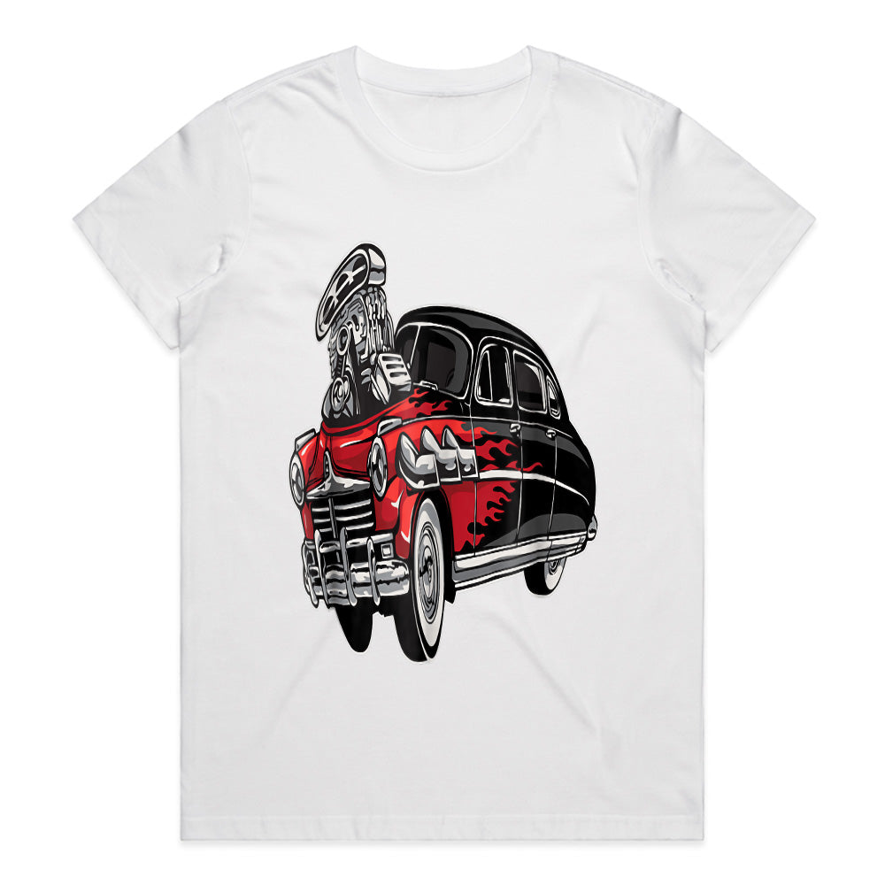 Rat Rod Hot Rod Custom Motor T-Shirt – Vintage Classic Car Lover’s Tee