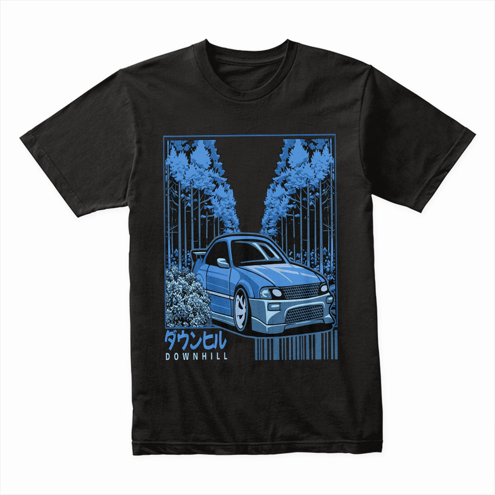 Downhill Touge" JDM Racing T-Shirt – The Art of Speed & Precision