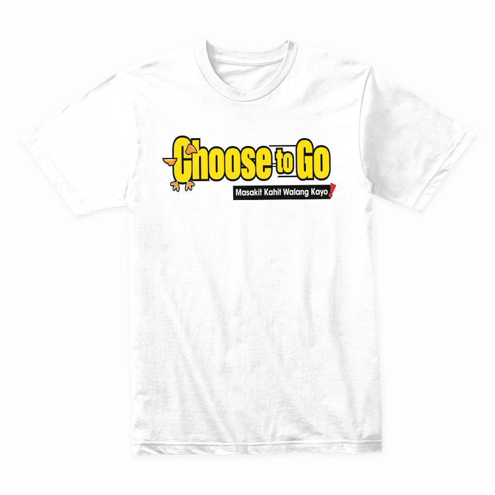 Choose to Go" Graphic Tee – Bold and Playful Streetwear