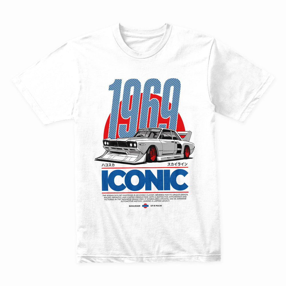 1969 ICONIC T-Shirt – Hakosuka Skyline Racing Legend