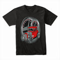 Red Rat Rod Speedometer Tee – Vintage Hot Rod Street Racing T-Shirt